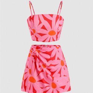 Two Piece Floral Set